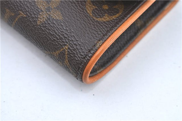 Auth Louis Vuitton Monogram Pochette Twin PM Shoulder Bag M51854 LV Box J5211