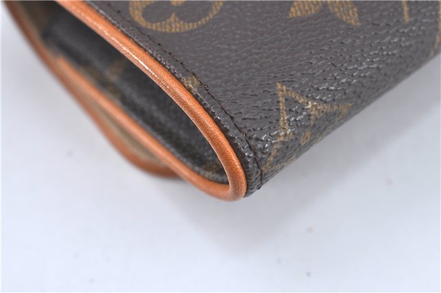 Auth Louis Vuitton Monogram Pochette Twin PM Shoulder Bag M51854 LV Box J5211