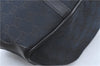 Authentic GUCCI Hand Bag Purse GG Canvas Leather 0021084 Black J5216