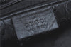 Authentic GUCCI Hand Bag Purse GG Canvas Leather 0021084 Black J5216