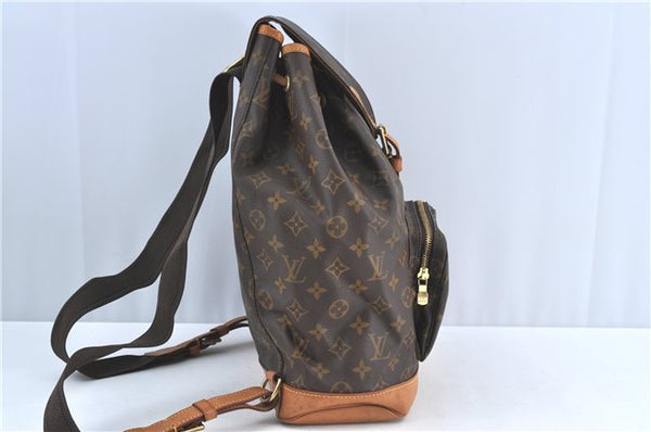 Authentic Louis Vuitton Monogram Montsouris GM Backpack M51135 LV J5223