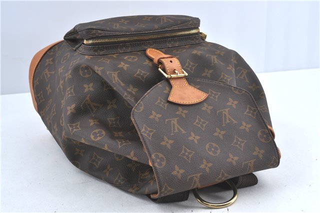 Authentic Louis Vuitton Monogram Montsouris GM Backpack M51135 LV J5223