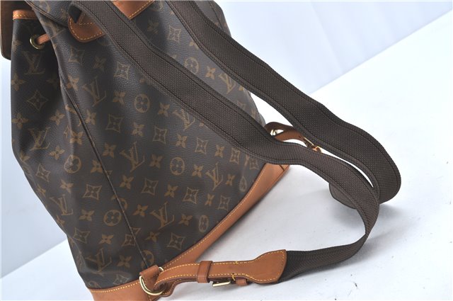 Authentic Louis Vuitton Monogram Montsouris GM Backpack M51135 LV J5223