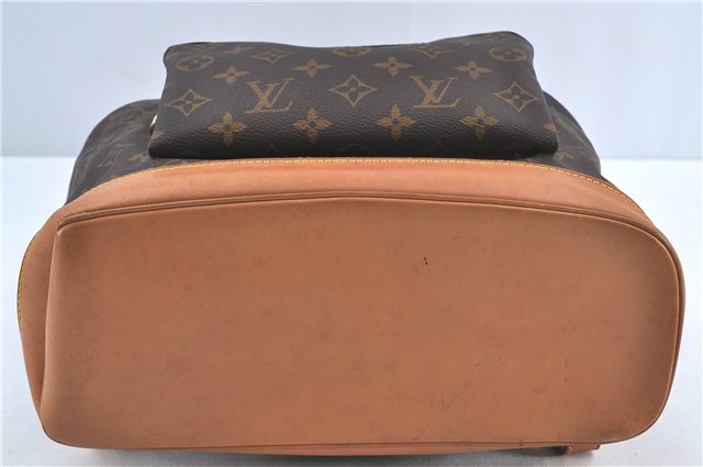 Authentic Louis Vuitton Monogram Montsouris GM Backpack M51135 LV J5223