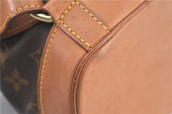 Authentic Louis Vuitton Monogram Montsouris GM Backpack M51135 LV J5223
