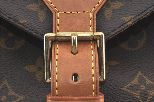 Authentic Louis Vuitton Monogram Montsouris GM Backpack M51135 LV J5223
