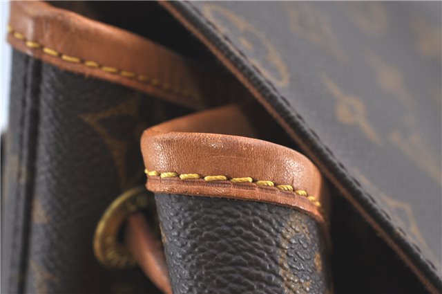 Authentic Louis Vuitton Monogram Montsouris GM Backpack M51135 LV J5223