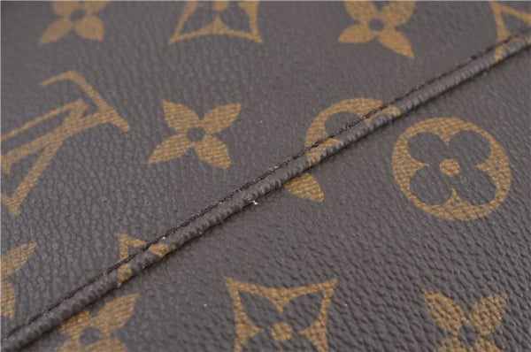 Authentic Louis Vuitton Monogram Montsouris GM Backpack M51135 LV J5223