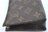 Authentic Louis Vuitton Monogram Poche Toilette 15 M47546 Cosmetics Pouch J5230