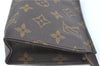 Authentic Louis Vuitton Monogram Poche Toilette 15 M47546 Cosmetics Pouch J5230