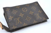 Authentic Louis Vuitton Monogram Poche Toilette 15 M47546 Cosmetics Pouch J5230