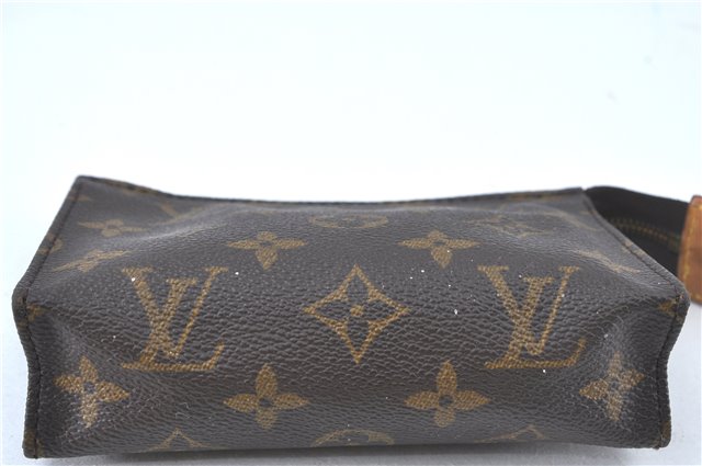 Authentic Louis Vuitton Monogram Poche Toilette 15 M47546 Cosmetics Pouch J5230