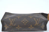 Authentic Louis Vuitton Monogram Poche Toilette 15 M47546 Cosmetics Pouch J5230