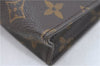 Authentic Louis Vuitton Monogram Poche Toilette 15 M47546 Cosmetics Pouch J5230