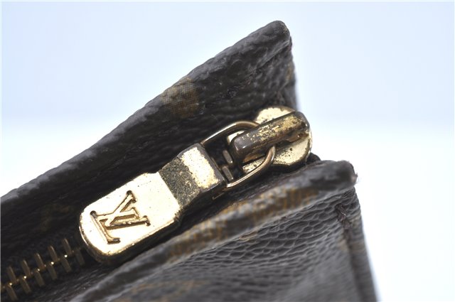 Authentic Louis Vuitton Monogram Poche Toilette 15 M47546 Cosmetics Pouch J5230