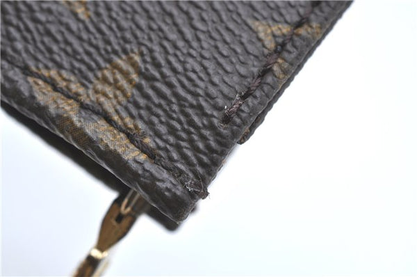 Authentic Louis Vuitton Monogram Poche Toilette 15 M47546 Cosmetics Pouch J5230