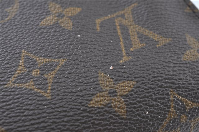 Authentic Louis Vuitton Monogram Poche Toilette 15 M47546 Cosmetics Pouch J5230