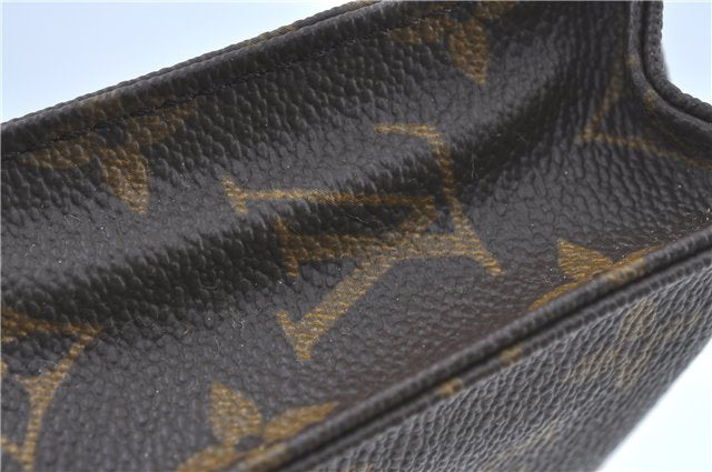 Authentic Louis Vuitton Monogram Poche Toilette 15 M47546 Cosmetics Pouch J5230
