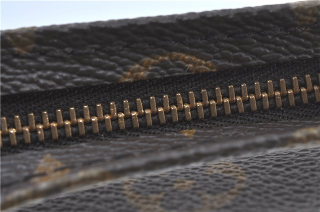 Authentic Louis Vuitton Monogram Poche Toilette 15 M47546 Cosmetics Pouch J5230