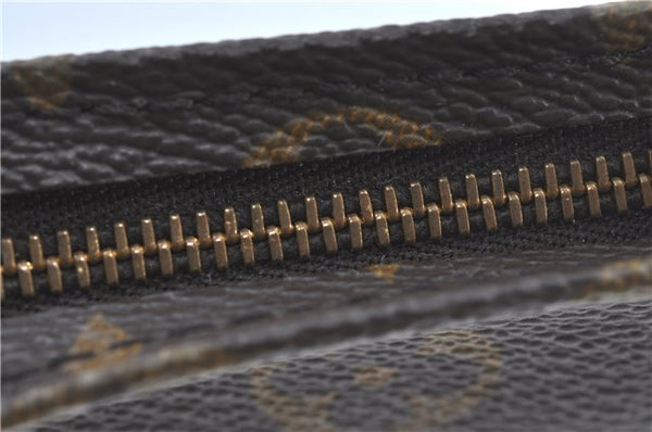 Authentic Louis Vuitton Monogram Poche Toilette 15 M47546 Cosmetics Pouch J5230