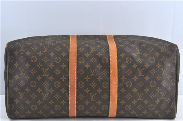 Authentic Louis Vuitton Monogram Keepall 55 Travel Boston Bag M41424 LV J5234