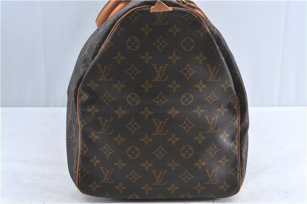 Authentic Louis Vuitton Monogram Keepall 55 Travel Boston Bag M41424 LV J5280