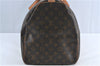 Authentic Louis Vuitton Monogram Keepall 55 Travel Boston Bag M41424 LV J5280