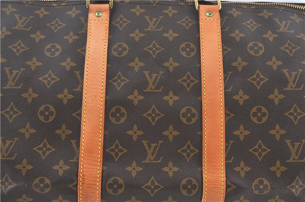 Authentic Louis Vuitton Monogram Keepall 55 Travel Boston Bag M41424 LV J5280