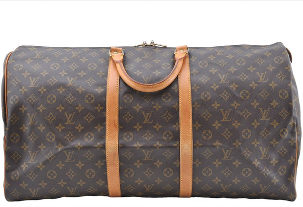 Authentic Louis Vuitton Monogram Keepall 60 Travel Boston Bag M41422 LV J5289