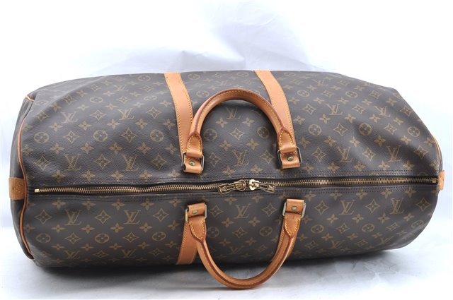 Authentic Louis Vuitton Monogram Keepall 60 Travel Boston Bag M41422 LV J5289