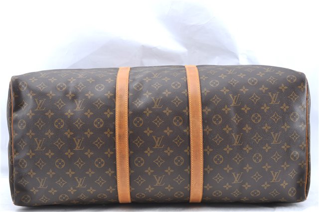 Authentic Louis Vuitton Monogram Keepall 60 Travel Boston Bag M41422 LV J5289