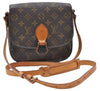 Authentic Louis Vuitton Monogram Saint Cloud MM M51243 Shoulder Cross Bag J5294