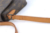 Authentic Louis Vuitton Monogram Saint Cloud MM M51243 Shoulder Cross Bag J5294