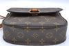 Authentic Louis Vuitton Monogram Saint Cloud MM M51243 Shoulder Cross Bag J5294