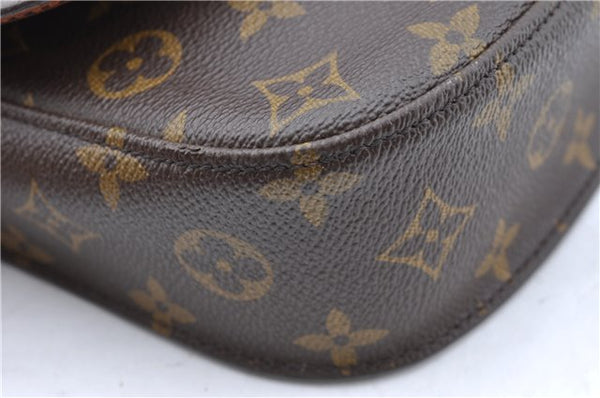 Authentic Louis Vuitton Monogram Saint Cloud MM M51243 Shoulder Cross Bag J5294