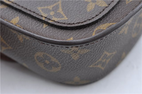 Authentic Louis Vuitton Monogram Saint Cloud MM M51243 Shoulder Cross Bag J5294