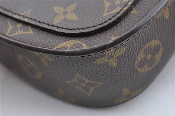 Authentic Louis Vuitton Monogram Saint Cloud MM M51243 Shoulder Cross Bag J5294