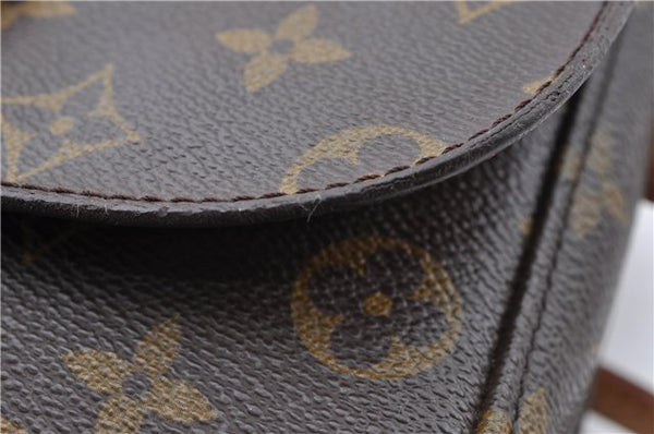 Authentic Louis Vuitton Monogram Saint Cloud MM M51243 Shoulder Cross Bag J5294
