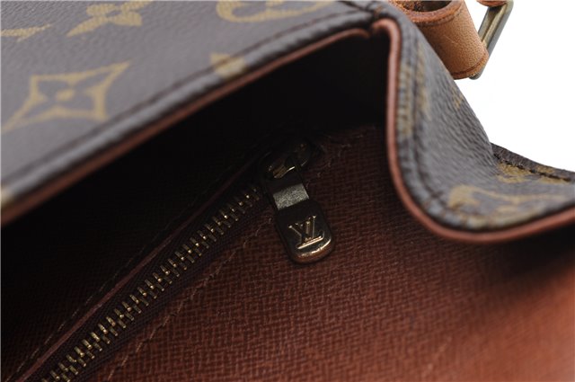 Authentic Louis Vuitton Monogram Saint Cloud MM M51243 Shoulder Cross Bag J5294