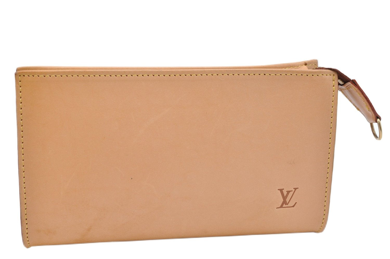 Authentic Louis Vuitton Nomade Pouch Purse Beige LV J5296