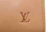 Authentic Louis Vuitton Nomade Pouch Purse Beige LV J5296