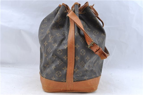 Authentic Louis Vuitton Monogram Noe Shoulder Drawstring Bag M42224 LV J5298
