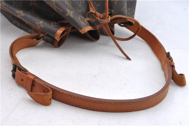 Authentic Louis Vuitton Monogram Noe Shoulder Drawstring Bag M42224 LV J5298