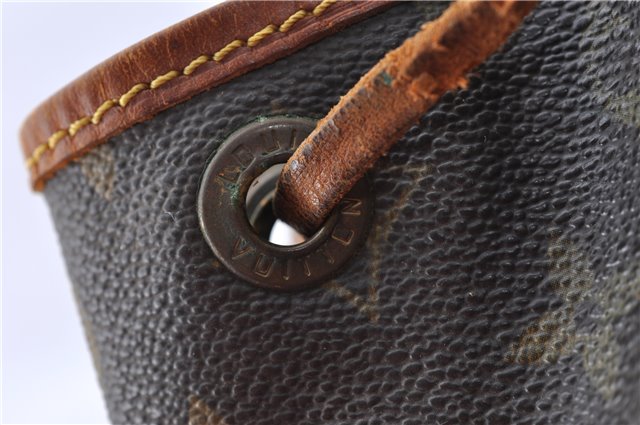 Authentic Louis Vuitton Monogram Noe Shoulder Drawstring Bag M42224 LV J5298