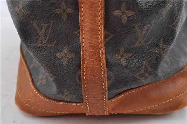 Authentic Louis Vuitton Monogram Noe Shoulder Drawstring Bag M42224 LV J5298