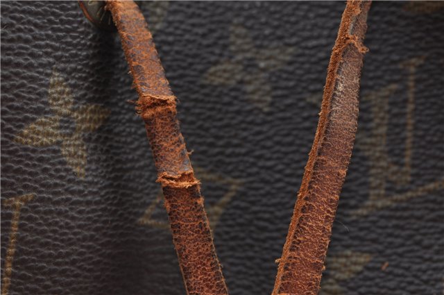 Authentic Louis Vuitton Monogram Noe Shoulder Drawstring Bag M42224 LV J5298