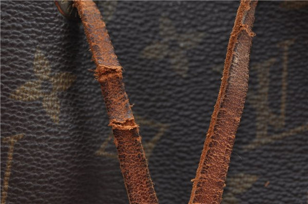 Authentic Louis Vuitton Monogram Noe Shoulder Drawstring Bag M42224 LV J5298