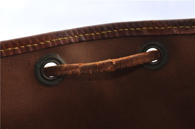 Authentic Louis Vuitton Monogram Noe Shoulder Drawstring Bag M42224 LV J5298