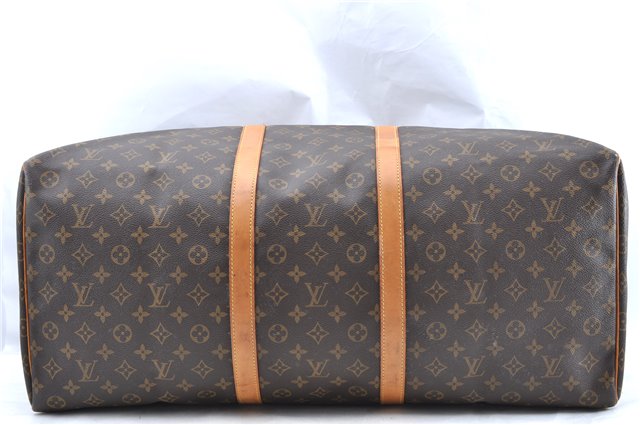 Authentic Louis Vuitton Monogram Keepall 60 Travel Boston Bag M41422 LV J5299