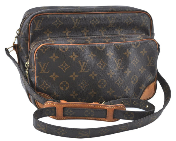 Authentic Louis Vuitton Monogram Nile Shoulder Cross Body Bag M45244 LV J5303